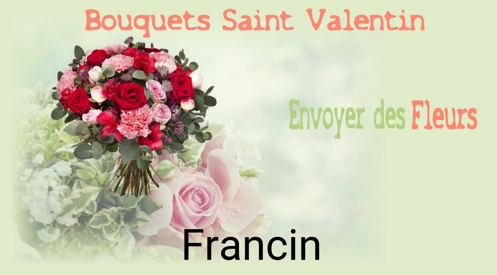 Roses de Saint-Valentin livrées à Francin